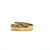 14K Two Tone Gold APP .50cttw Diamond Men's Wedding Band Size 9