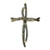 14K White Gold APP .25 Cttw Diamond Christian Cross Pendant