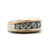14K 2 Tone Gold Diamond AP 1.2tw Mens Band Ring Size 9.5