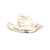 Sterling Silver Lavaggi Psalm 55:6 Dove Bird Pendant