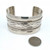 Nelson Eustace Sterling Silver Wide Patterned Cuff Bracelet