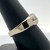 14K W Gold Diamond AP .30 CTTW 3 Stone Channel Set Band Ring Size 8.75