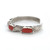 Carmelita Simplicio Sterling Silver Red Coral Feather Cuff Bracelet Carmelita Simplicio Sterling Silver Red Coral Feather Cuff Bracelet