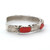 Carmelita Simplicio Sterling Silver Red Coral Feather Cuff Bracelet Carmelita Simplicio Sterling Silver Red Coral Feather Cuff Bracelet