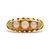 18K Yellow Gold Opal With Filigree Accents Ring Size 6