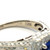 14K W Gold Sapphire AP .75 CT With Diamond Halo Accents Ring Size 5.5