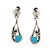 Carolyn Pollack Relios Sterling Silver Turquoise Drop Dangle Earrings Carolyn Pollack Relios Sterling Silver Turquoise Drop Dangle Earrings