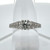 14K W Gold GIA Cert .81 CT Brilliant Cut Diamond Pave Design Engagement Ring Size 6.25