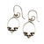 Pandora Sterling Silver Flower Drop Dangle Compose Earrings