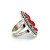 Sterling Silver Coral Wide Carolyn Pollack Relios Ring Size 6 Sterling Silver Coral Wide Carolyn Pollack Relios Ring Size 6