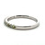 10k White Gold Peridot & Diamonds August Birthstone Stackable Band Ring Size 7
