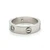 Cartier 18K White Gold Diamond Accented Love Classic Model Ring Size 10 with Cert/Box