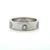 Cartier 18K White Gold Diamond Accented Love Classic Model Ring Size 10 with Cert/Box