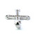 14K White Gold Approx. 0.33ct. tw Diamond Cross Pendant