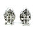 14K White Gold Approx. 2 ct. tw Diamonds Teardrop Shaped Earrings 14K White Gold Approx. 2 ct. tw Diamonds Teardrop Shaped Earrings