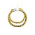 18K Yellow Gold Approximately 1.0ct tw Diamond Hoop Earrings 18K Yellow Gold Approximately 1.0ct tw Diamond Hoop Earrings