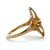 Vintage 10k Yellow & Black Hills Gold Stamper Two-Toned Leaves Fashion Ring Sz 6
