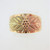 14K Black Hills Gold Mt. Rushmore Jewelry Pink and Gold Leaves Ring Size 8.75