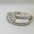 18k White Gold Approx .1.37ct TW Round Brilliant Cut Diamond Ring Size 6 3/4 *