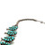 Sterling Silver Southwestern Turquoise Squash Blossom Necklace
