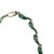 Sterling Silver Vintage TAXCO Mexico Malachite Inlay Necklace