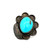 Sterling Silver Navajo Turquoise Flower Ring Size 7 Sterling Silver Navajo Turquoise Flower Ring Size 7
