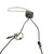 terling Silver Silpada Long Leather Cord Necklace with Stone and Metal Pendent terling Silver Silpada Long Leather Cord Necklace with Stone and Metal Pendent