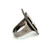Sterling Silver "D" Monogram Ring Size 6