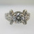 14k White Gold Approx 1.26ct TW Round Brilliant Cut Diamond Ring Size 6 1/2