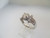 14k White Gold Approx 1.26ct TW Round Brilliant Cut Diamond Ring Size 6 1/2