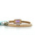 14K Gold Criss Cut .28ct Amethyst and AP .10 ct Diamond Accents Size 7