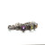 Sterling Silver Multi-Gemstone Balinese Style Toggle Bracelet