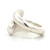 Thailand Sterling Silver Heavy Twisted Teardrop Ring Size 6.25