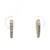 10K Yellow Gold Diamond Elegant Petite Huggie Hoop Earrings