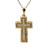 14K Y Gold Diamond Cross Necklace 18"