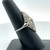 Platinum Art Deco Diamond Statement Ring Size 7