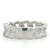 14K White Gold Diamond Accented 0.60 TDW Link Ring Size 6.5 14K White Gold Diamond Accented 0.60 TDW Link Ring Size 6.5