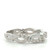 14K White Gold Double Band Intertwining with .28 Diamond TDW Ring Size 7 14K White Gold Double Band Intertwining with .28 Diamond TDW Ring Size 7
