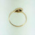 10K Black Hills Gold Landstrom Diagonal Leaves Ring Size 8.5