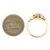 10K Black Hills Gold Coleman Co. Two-Leaf Diamond Ring Size 7.25