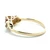 10K Black Hills Gold Coleman Co. Two-Leaf Diamond Ring Size 7.25