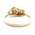 10K Black Hills Gold Coleman Co. Two-Leaf Diamond Ring Size 7.25