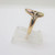 Vintage JCC 10k Yellow & 12k Black Hills Gold Leaves Grapes Fashion Ring Sz 5.5