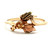 10K Black Hills Gold Dakota Designs Ring Size 2