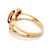 10K Black Hills Gold Coleman Co Two Hearts Ring Size 2.5