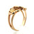 10K Black Hills Gold Coleman Co Two Hearts Ring Size 2.5
