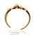 10K Black Hills Gold Coleman Co Two Hearts Ring Size 2.5