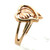 10K Black Hills Gold Coleman Co Two Hearts Ring Size 2.5