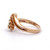10K Black Hills Gold Landstrom Two Leaves Swirly Ring Size 4.5