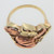 10K Black Hills Gold Pink and Gold Leaves Ring Size 6.25